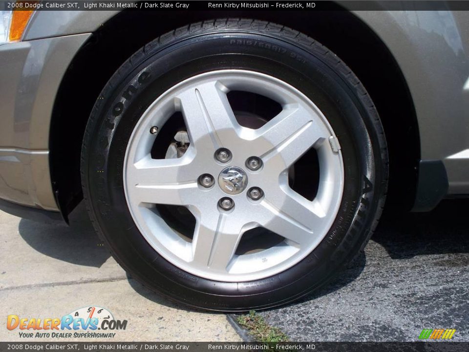 2008 Dodge Caliber SXT Light Khaki Metallic / Dark Slate Gray Photo #8