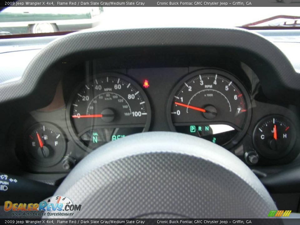 2009 Jeep Wrangler X 4x4 Flame Red / Dark Slate Gray/Medium Slate Gray Photo #19
