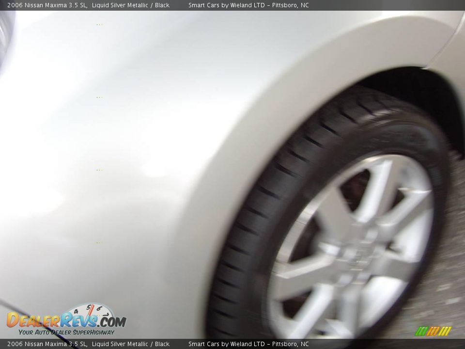 2006 Nissan Maxima 3.5 SL Liquid Silver Metallic / Black Photo #26
