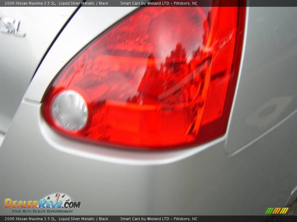 2006 Nissan Maxima 3.5 SL Liquid Silver Metallic / Black Photo #29