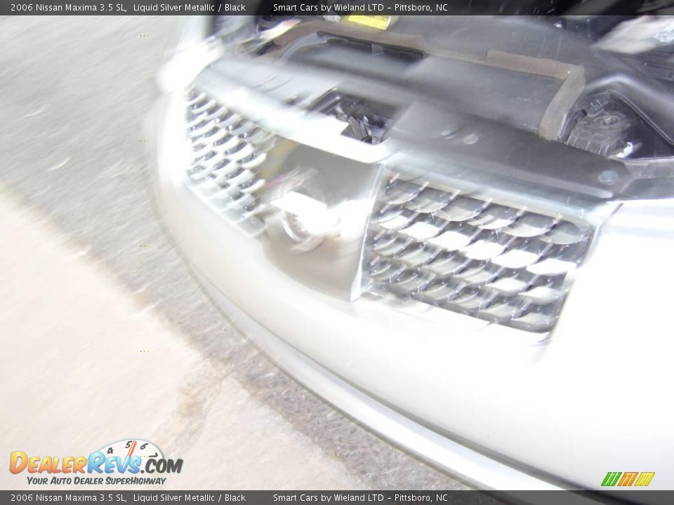 2006 Nissan Maxima 3.5 SL Liquid Silver Metallic / Black Photo #31