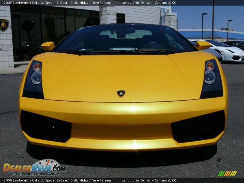2006 Lamborghini Gallardo Spyder E-Gear Giallo Midas / Nero Perseus Photo #3