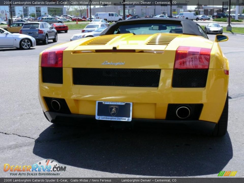 2006 Lamborghini Gallardo Spyder E-Gear Giallo Midas / Nero Perseus Photo #7