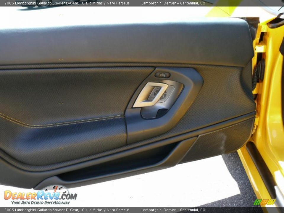 2006 Lamborghini Gallardo Spyder E-Gear Giallo Midas / Nero Perseus Photo #10