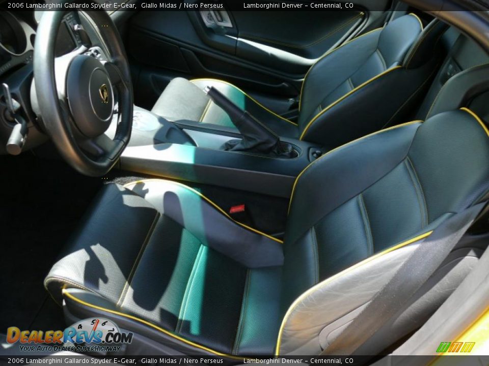 2006 Lamborghini Gallardo Spyder E-Gear Giallo Midas / Nero Perseus Photo #11