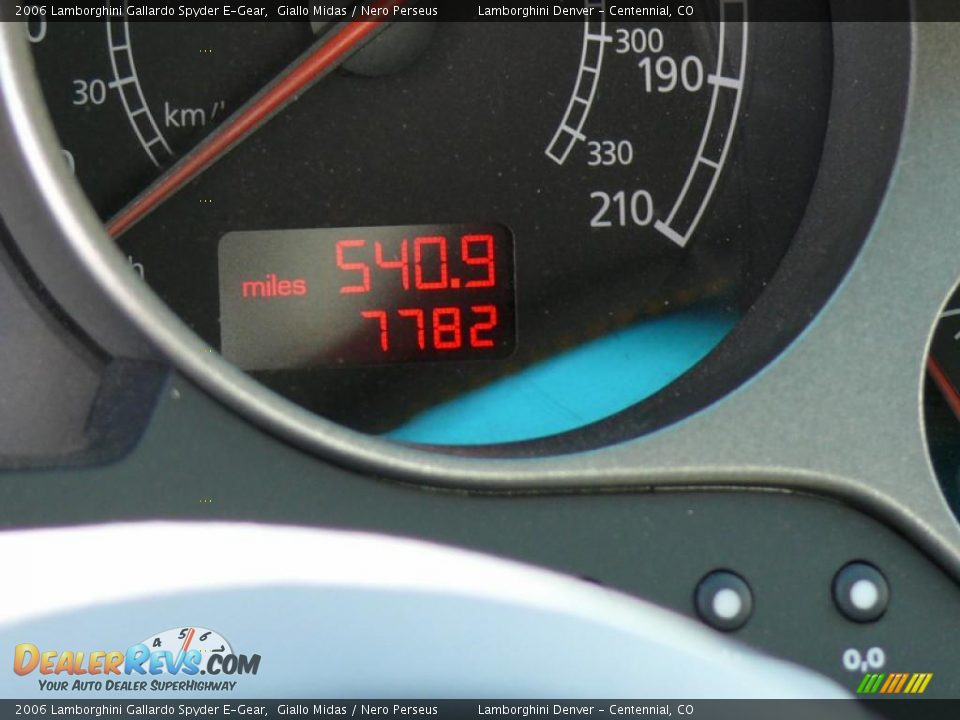 2006 Lamborghini Gallardo Spyder E-Gear Giallo Midas / Nero Perseus Photo #13