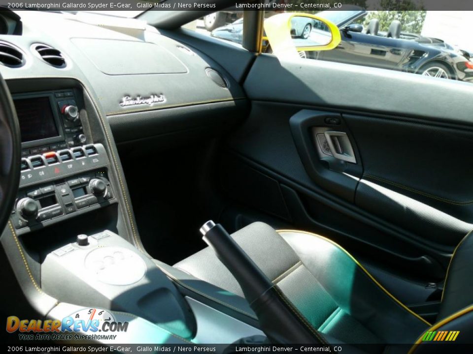 2006 Lamborghini Gallardo Spyder E-Gear Giallo Midas / Nero Perseus Photo #14