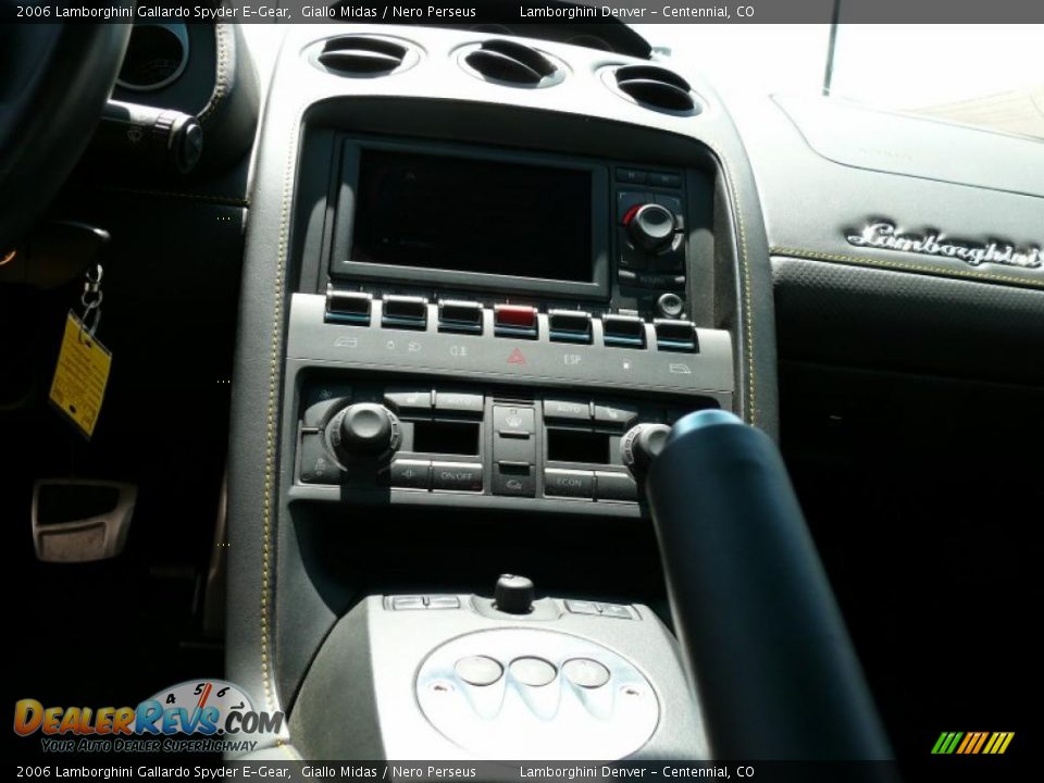 2006 Lamborghini Gallardo Spyder E-Gear Giallo Midas / Nero Perseus Photo #15