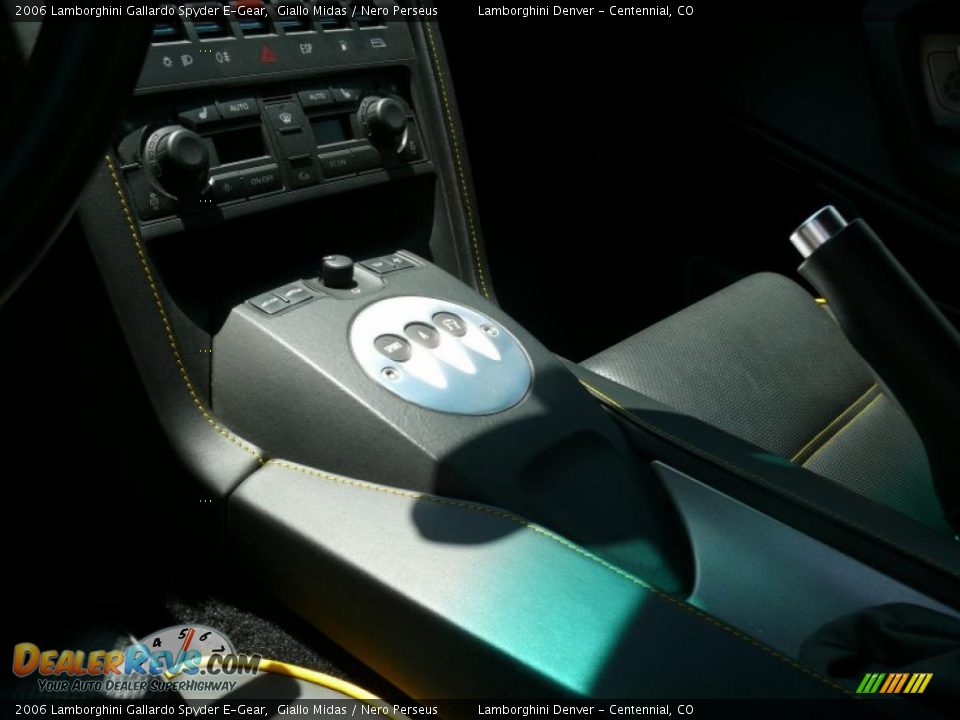 2006 Lamborghini Gallardo Spyder E-Gear Giallo Midas / Nero Perseus Photo #16