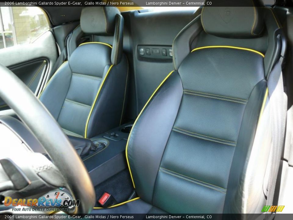 2006 Lamborghini Gallardo Spyder E-Gear Giallo Midas / Nero Perseus Photo #17