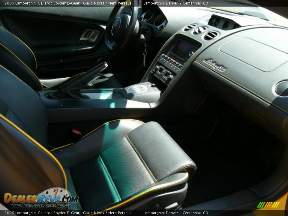 2006 Lamborghini Gallardo Spyder E-Gear Giallo Midas / Nero Perseus Photo #19