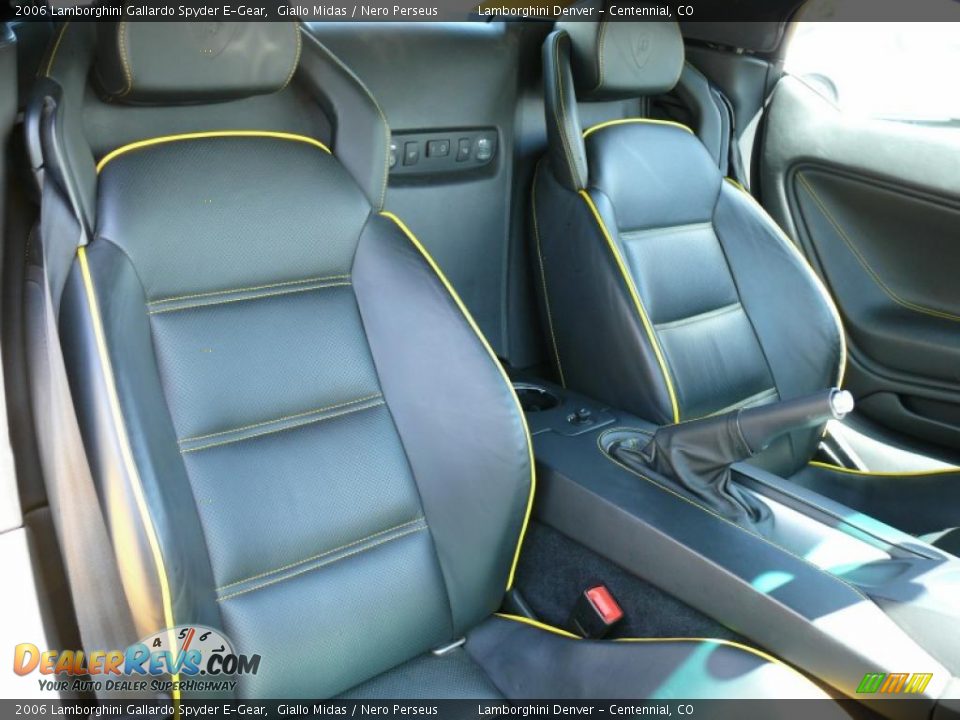 2006 Lamborghini Gallardo Spyder E-Gear Giallo Midas / Nero Perseus Photo #20