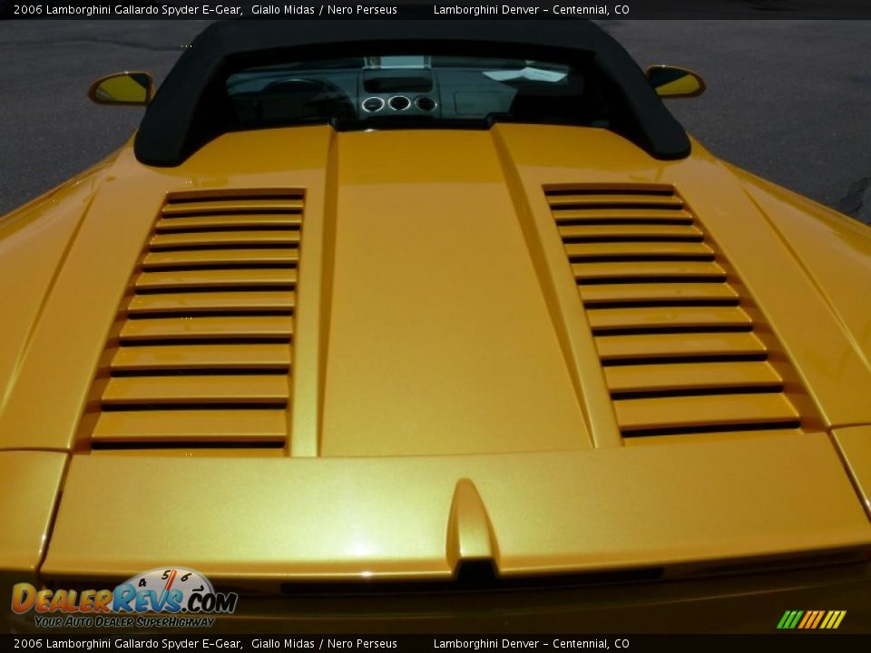 2006 Lamborghini Gallardo Spyder E-Gear Giallo Midas / Nero Perseus Photo #21