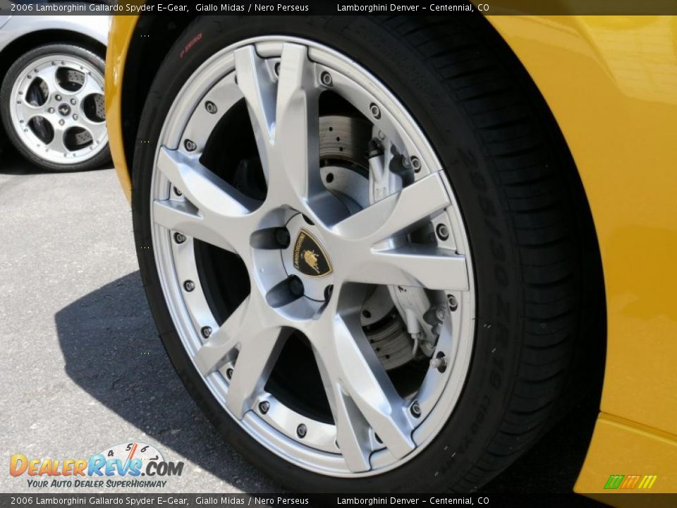 2006 Lamborghini Gallardo Spyder E-Gear Giallo Midas / Nero Perseus Photo #25