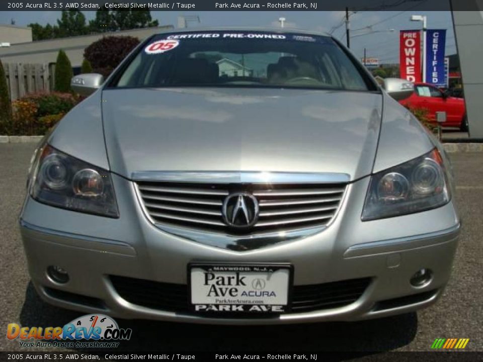 2005 Acura RL 3.5 AWD Sedan Celestial Silver Metallic / Taupe Photo #2