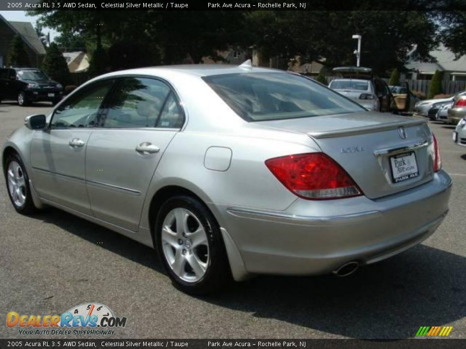 2005 Acura RL 3.5 AWD Sedan Celestial Silver Metallic / Taupe Photo #4