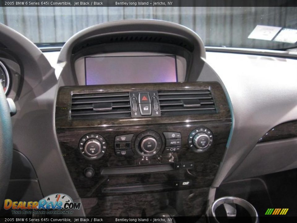 2005 BMW 6 Series 645i Convertible Jet Black / Black Photo #9
