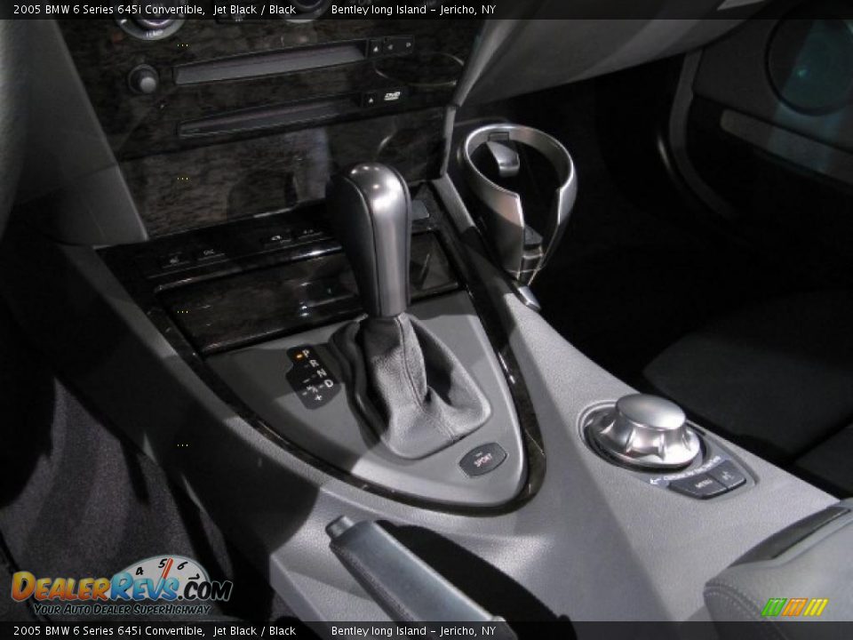 2005 BMW 6 Series 645i Convertible Jet Black / Black Photo #10