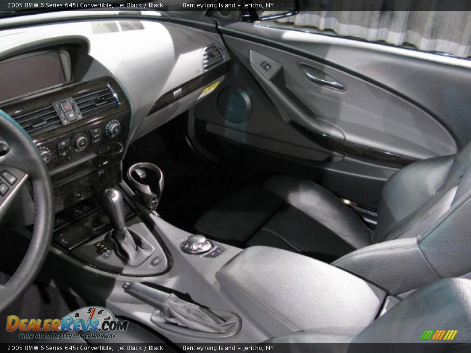 2005 BMW 6 Series 645i Convertible Jet Black / Black Photo #11