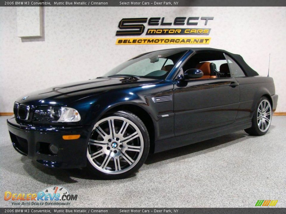 2006 BMW M3 Convertible Mystic Blue Metallic / Cinnamon Photo #1