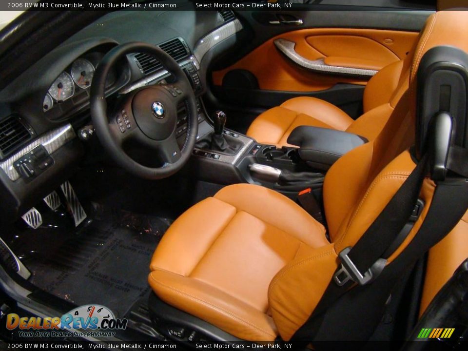 2006 BMW M3 Convertible Mystic Blue Metallic / Cinnamon Photo #8