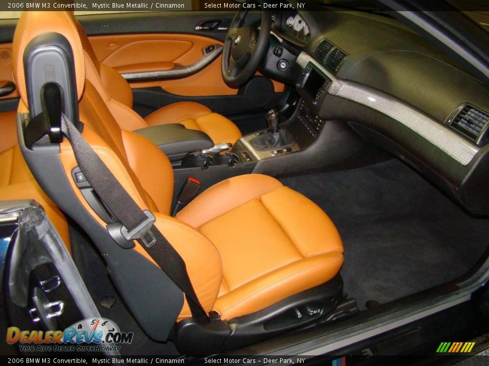 2006 BMW M3 Convertible Mystic Blue Metallic / Cinnamon Photo #9