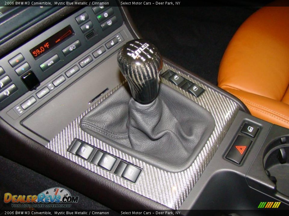 2006 BMW M3 Convertible Mystic Blue Metallic / Cinnamon Photo #12