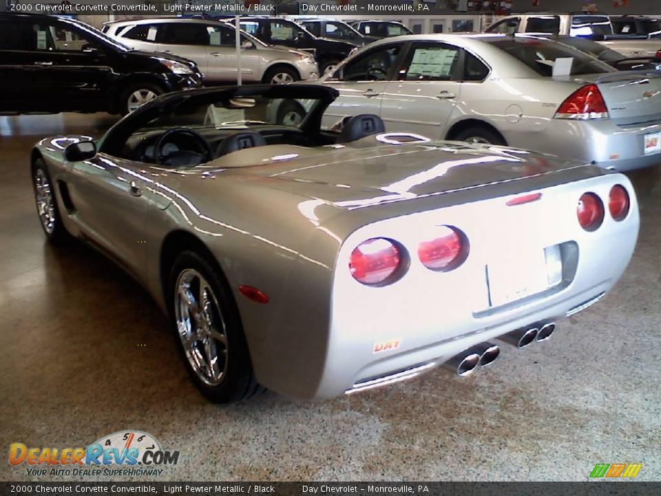 2000 Chevrolet Corvette Convertible Light Pewter Metallic / Black Photo #6