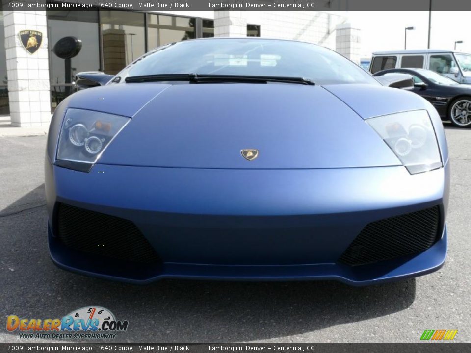 2009 Lamborghini Murcielago LP640 Coupe Matte Blue / Black Photo #3