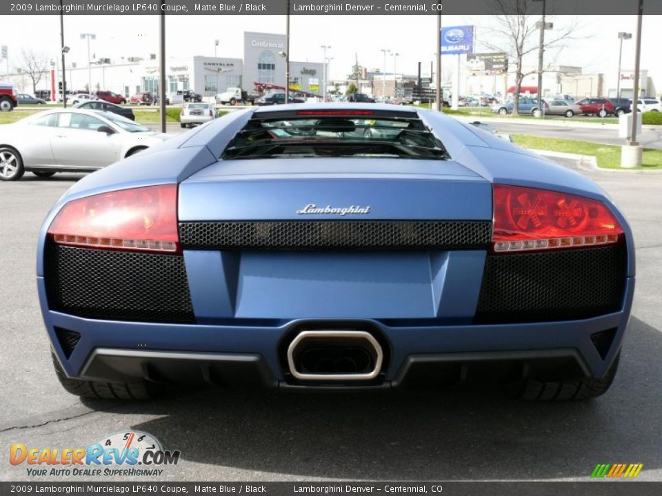 2009 Lamborghini Murcielago LP640 Coupe Matte Blue / Black Photo #7