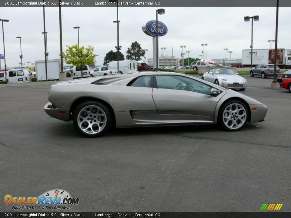 2001 Lamborghini Diablo 6.0 Silver / Black Photo #6
