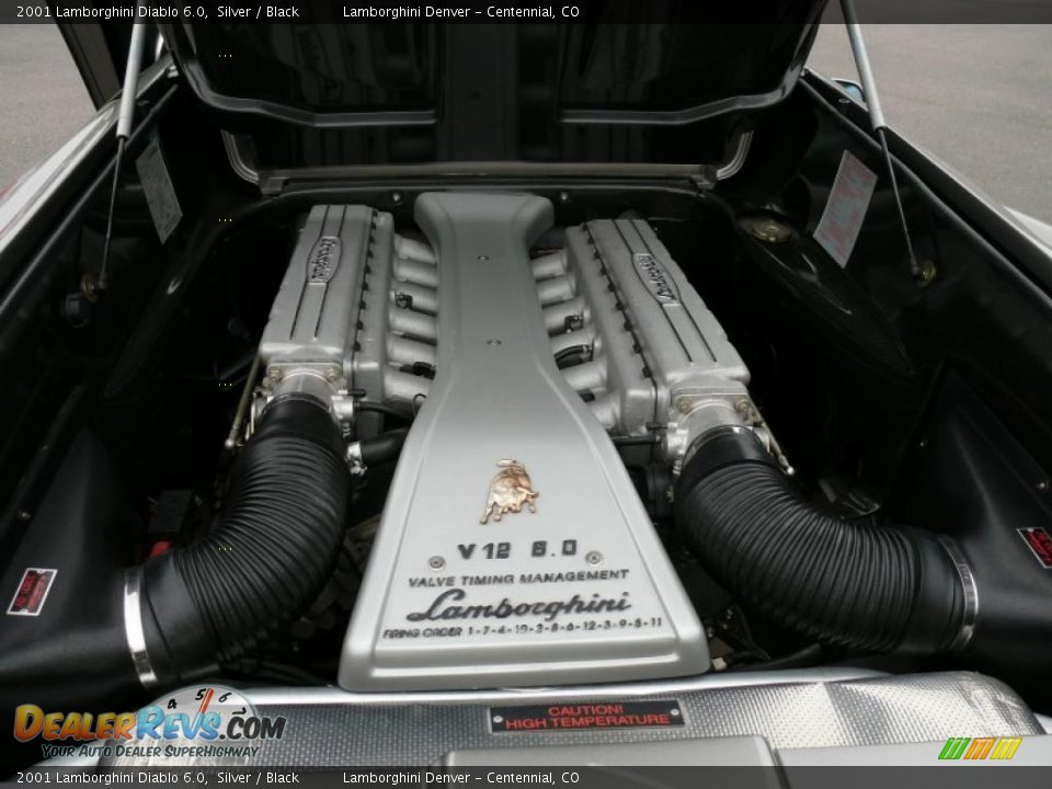 2001 Lamborghini Diablo 6.0 6.0 Liter DOHC 48-Valve V12 Engine Photo #19