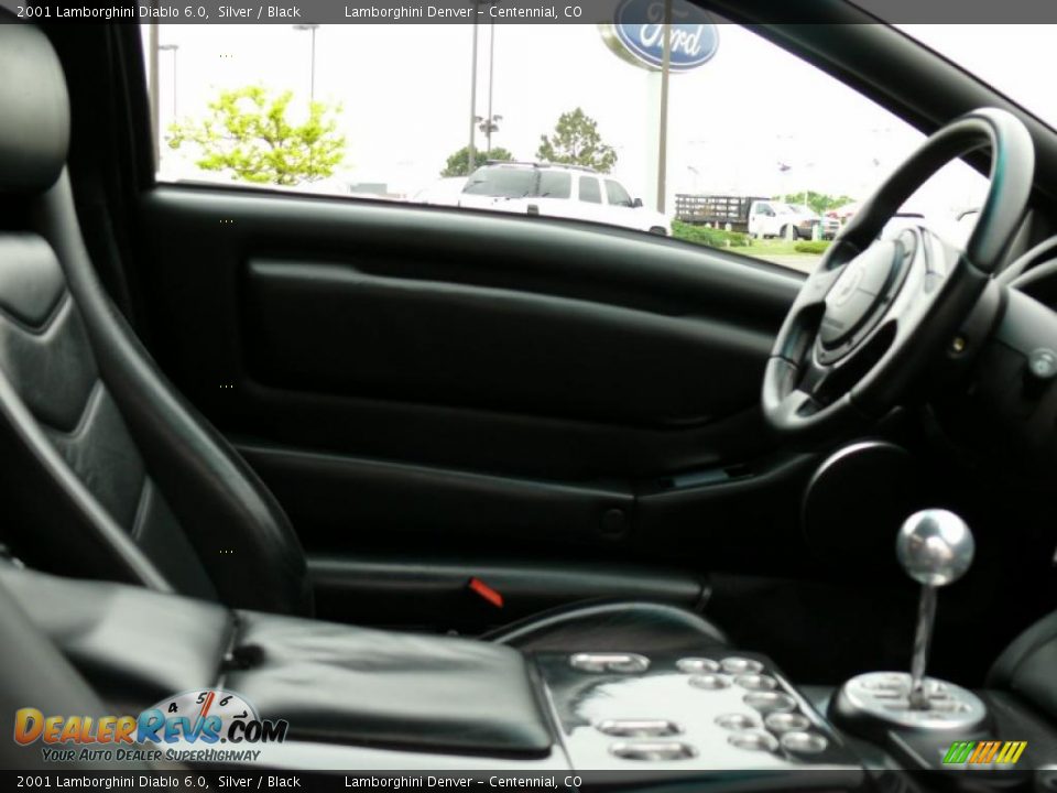 Black Interior - 2001 Lamborghini Diablo 6.0 Photo #29