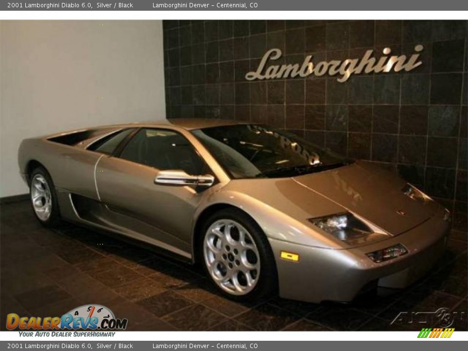 2001 Lamborghini Diablo 6.0 Silver / Black Photo #30