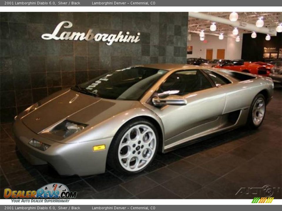 2001 Lamborghini Diablo 6.0 Silver / Black Photo #31