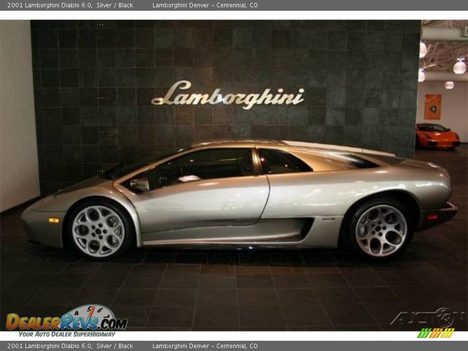 2001 Lamborghini Diablo 6.0 Silver / Black Photo #32