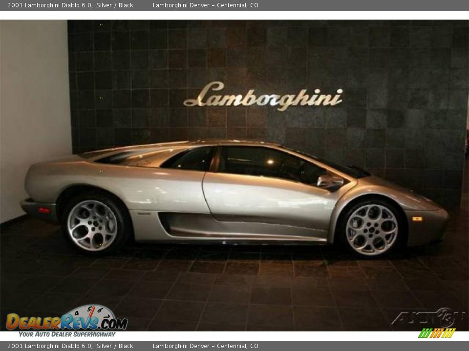 2001 Lamborghini Diablo 6.0 Silver / Black Photo #33