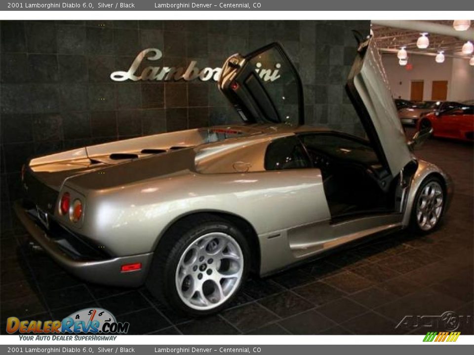 2001 Lamborghini Diablo 6.0 Silver / Black Photo #42