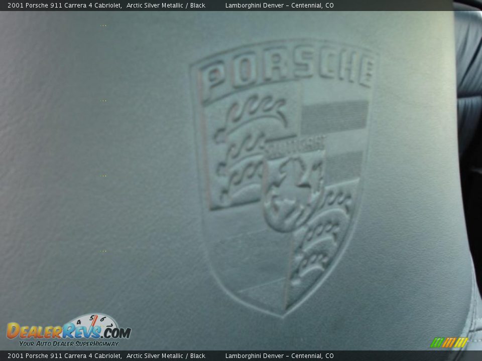 2001 Porsche 911 Carrera 4 Cabriolet Arctic Silver Metallic / Black Photo #7