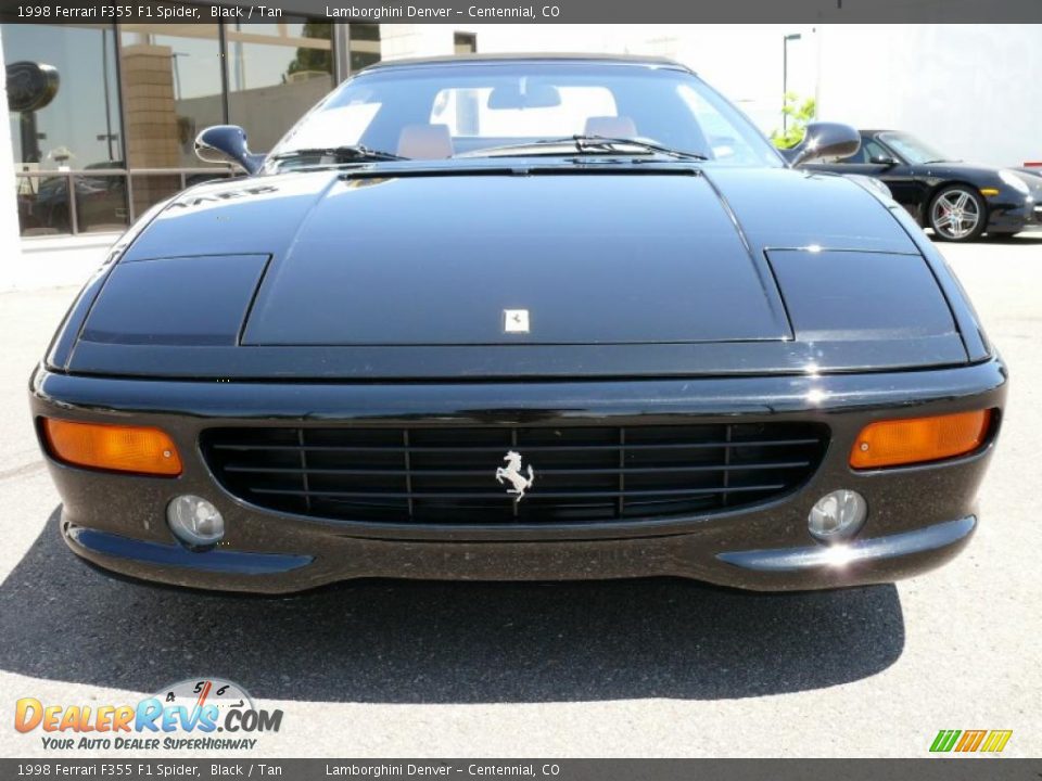 1998 Ferrari F355 F1 Spider Black / Tan Photo #3