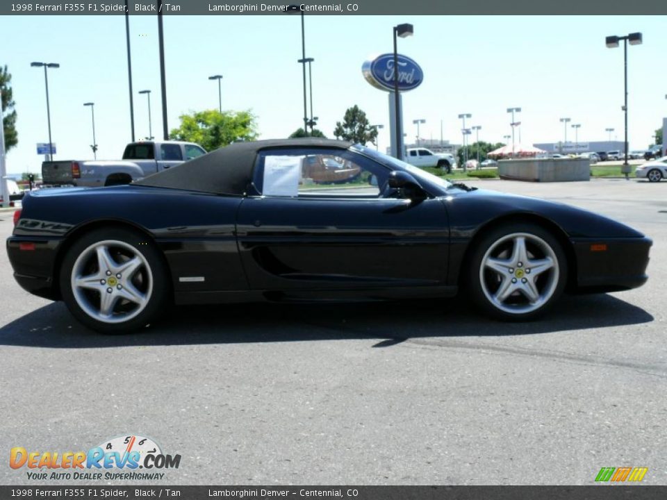 1998 Ferrari F355 F1 Spider Black / Tan Photo #5
