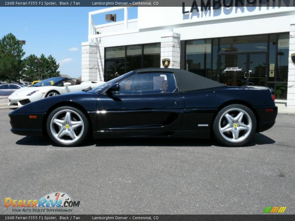 1998 Ferrari F355 F1 Spider Black / Tan Photo #9