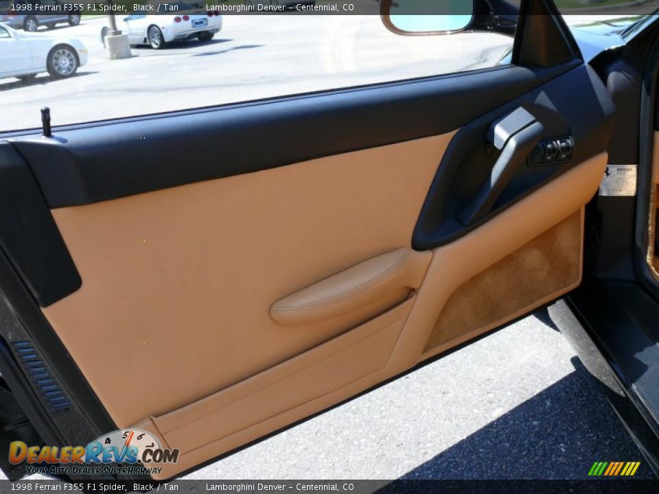 1998 Ferrari F355 F1 Spider Black / Tan Photo #10