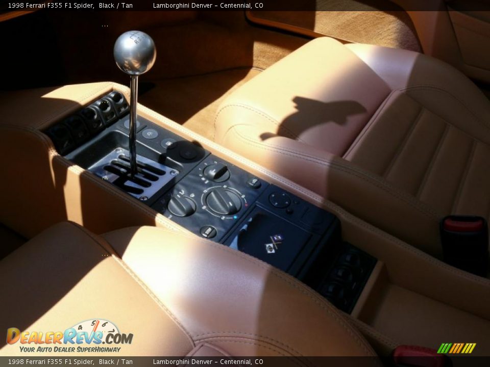 1998 Ferrari F355 F1 Spider Black / Tan Photo #16