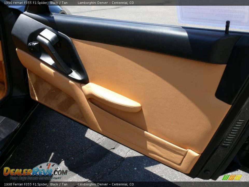 1998 Ferrari F355 F1 Spider Black / Tan Photo #18