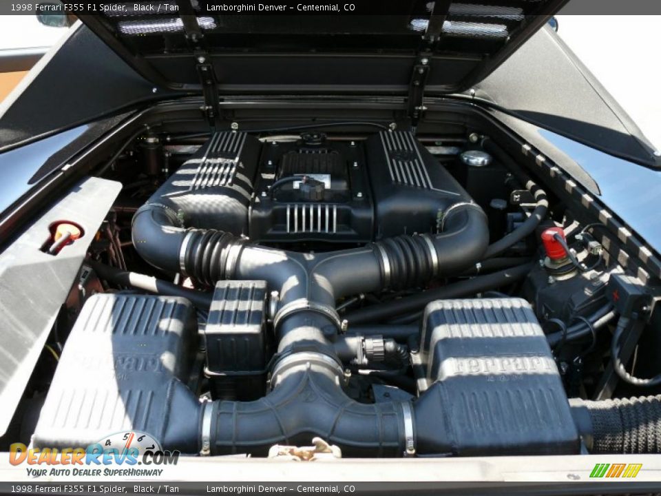 1998 Ferrari F355 F1 Spider Black / Tan Photo #23