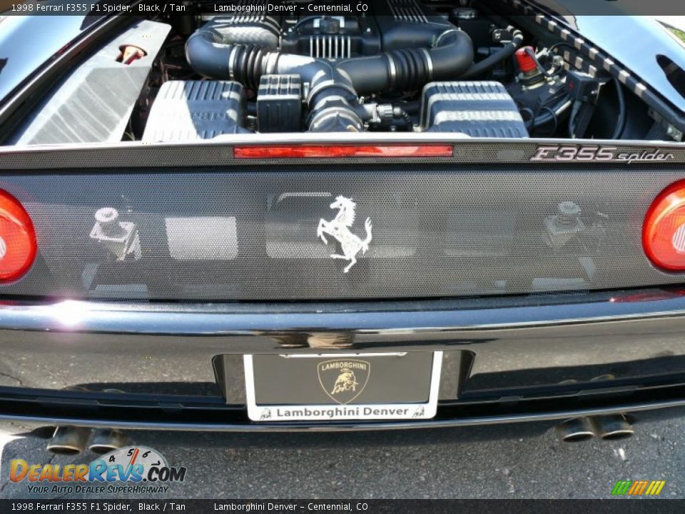 1998 Ferrari F355 F1 Spider Black / Tan Photo #25