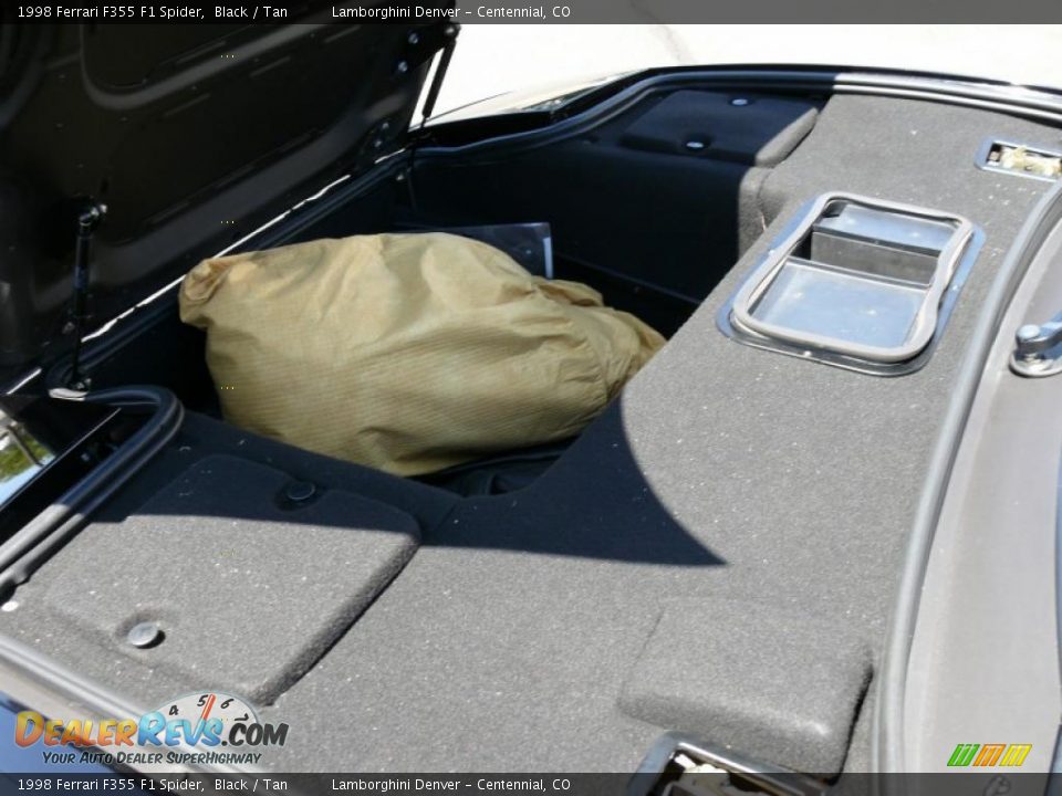 1998 Ferrari F355 F1 Spider Black / Tan Photo #26