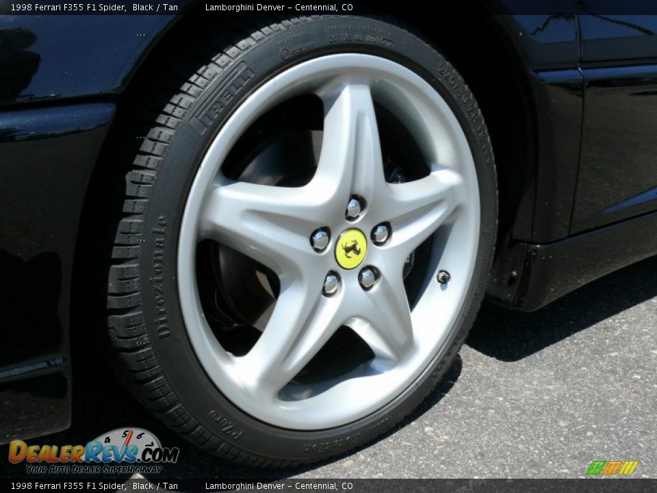 1998 Ferrari F355 F1 Spider Black / Tan Photo #28