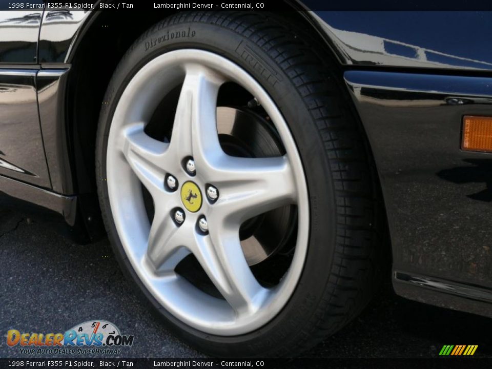 1998 Ferrari F355 F1 Spider Black / Tan Photo #29